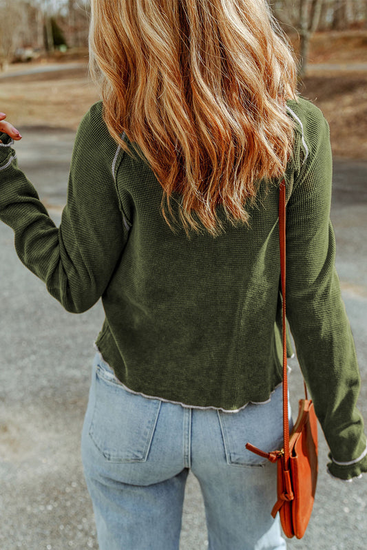 AS | Luźny i stylowy top zimowy