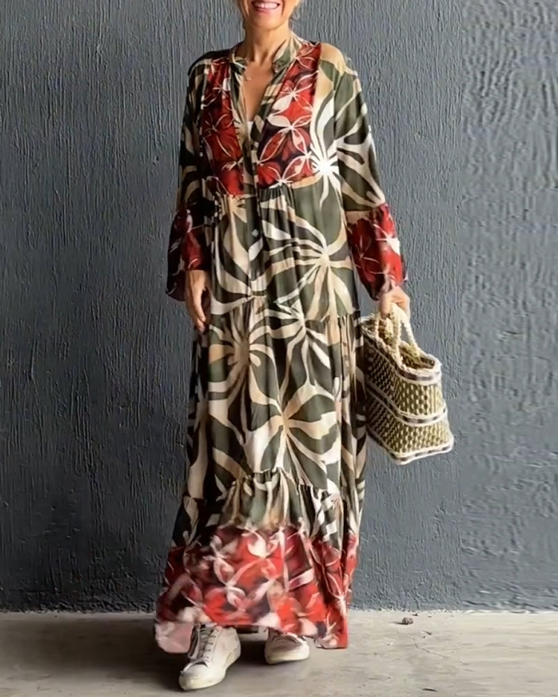 LB | Sukienka maxi Tropical Bloom