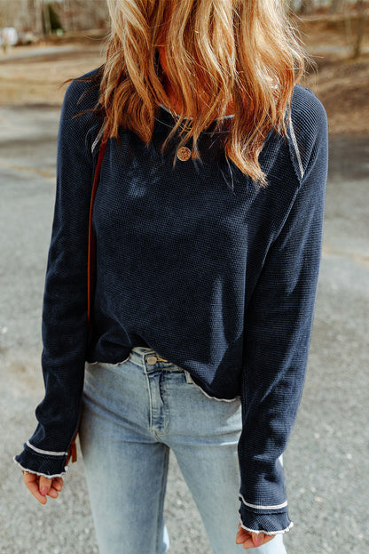 AS | Luźny i stylowy top zimowy