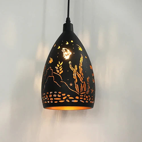 Żelazna lampa wisząca LED IronGlanz