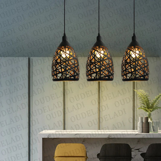 Żelazna lampa wisząca LED IronGlanz