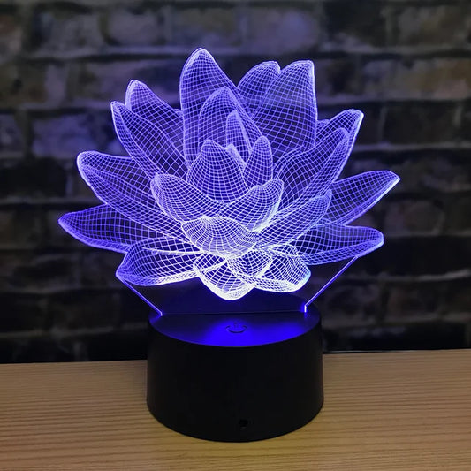 3DAcrylic - Lampka nocna Lotus