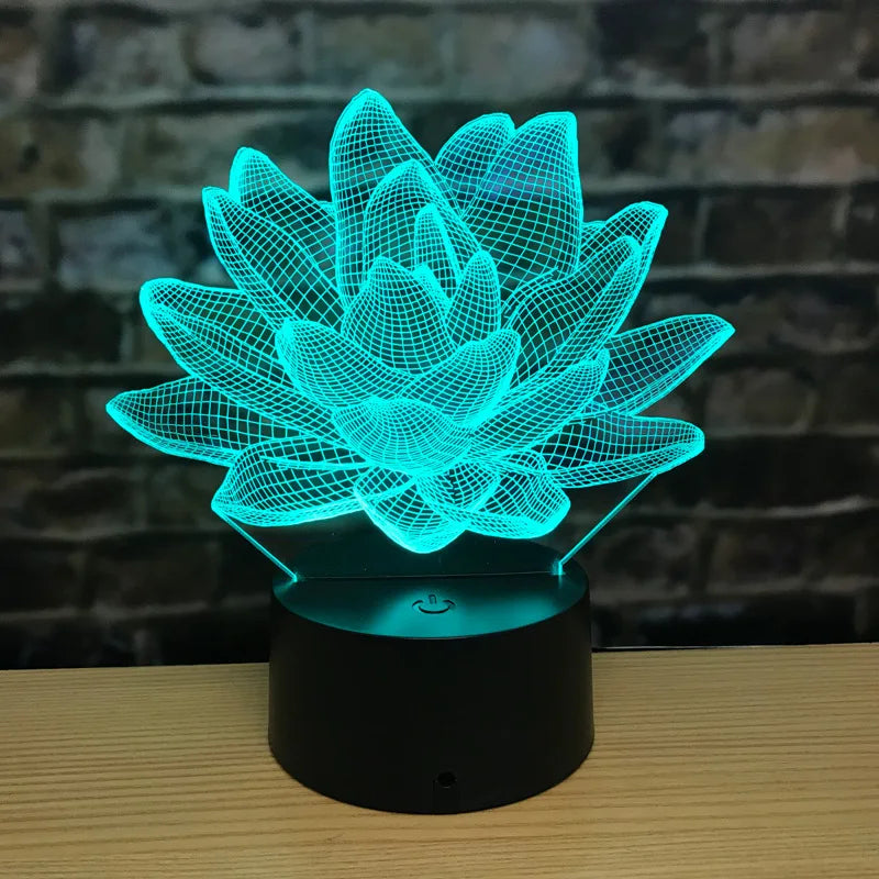 3DAcrylic - Lampka nocna Lotus