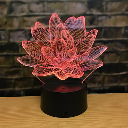 3DAcrylic - Lampka nocna Lotus