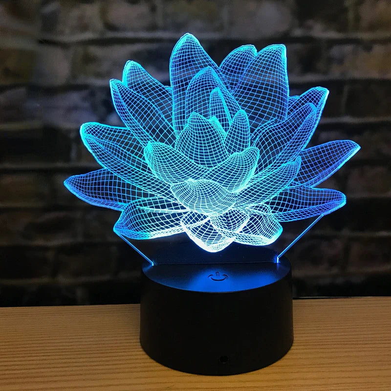 3DAcrylic - Lampka nocna Lotus