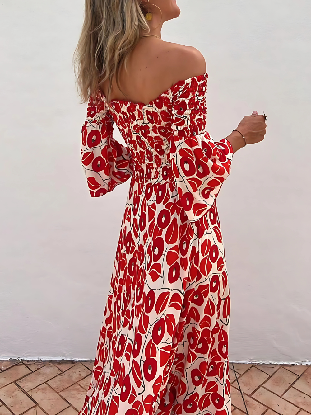 LB | Elegancka letnia sukienka maxi