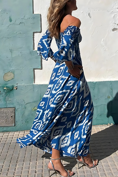 LB | Elegancka letnia sukienka maxi