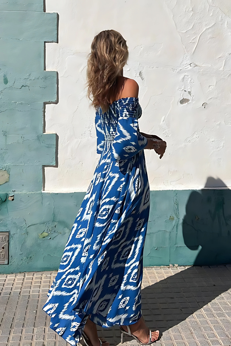 LB | Elegancka letnia sukienka maxi