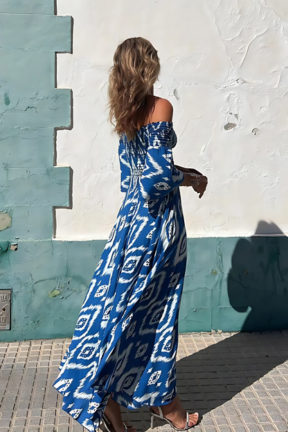 LB | Elegancka letnia sukienka maxi