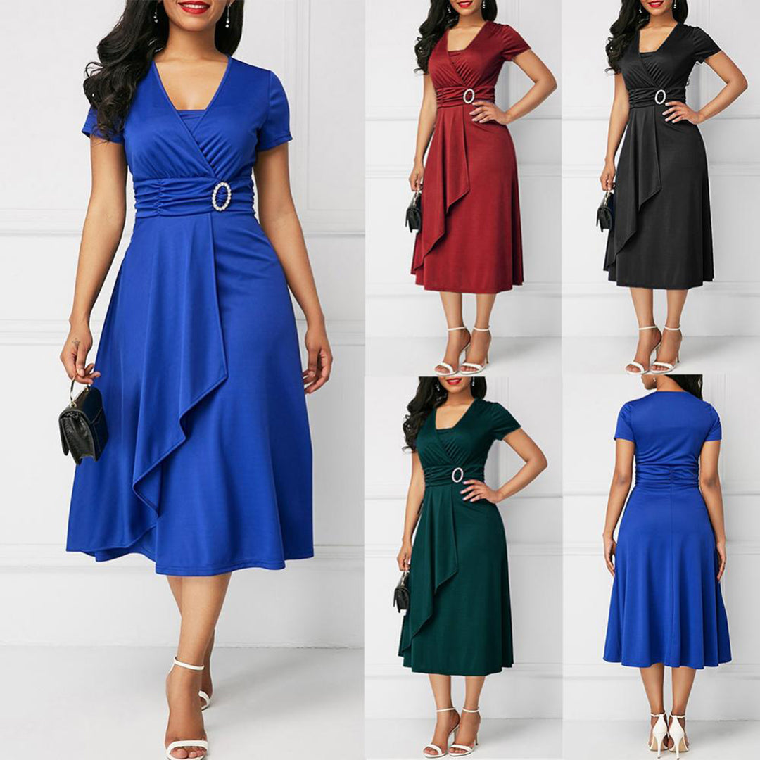 LB | Elegancka letnia sukienka midi