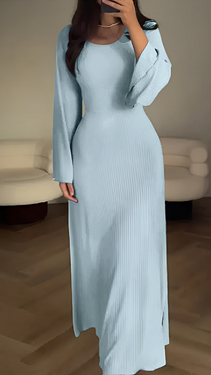 LB | Dopasowana sukienka maxi
