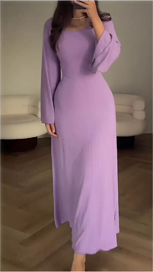LB | Dopasowana sukienka maxi
