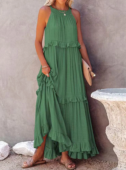 LB | Stylowa sukienka maxi damska wiosna lato