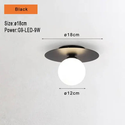 LuminousGlobe - Szklana lampa w kształcie kuli
