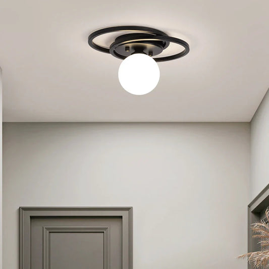 LuminousGlobe - Szklana lampa w kształcie kuli