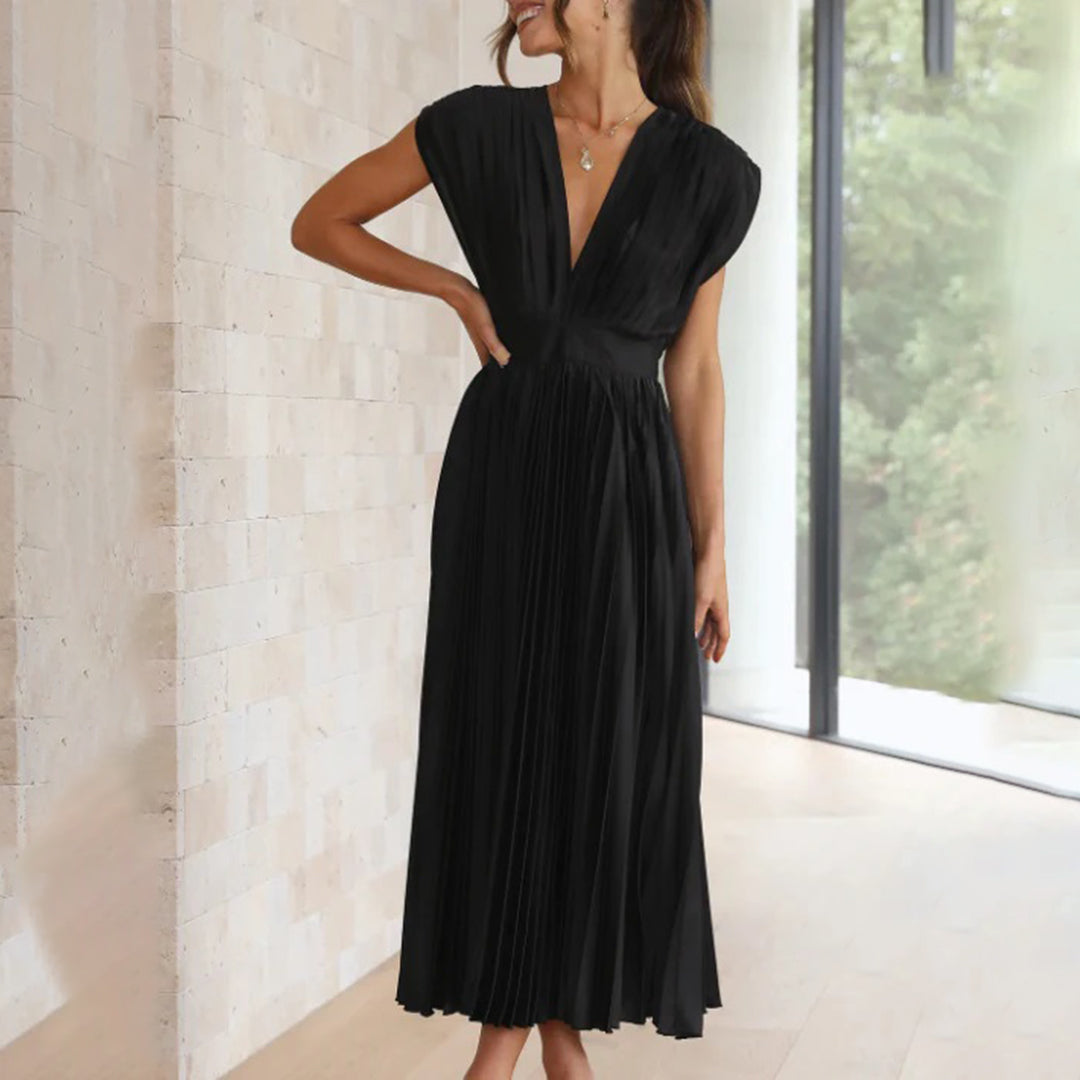 LB | Elegancka letnia sukienka maxi
