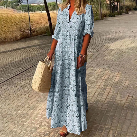 LB | Sukienka maxi boho