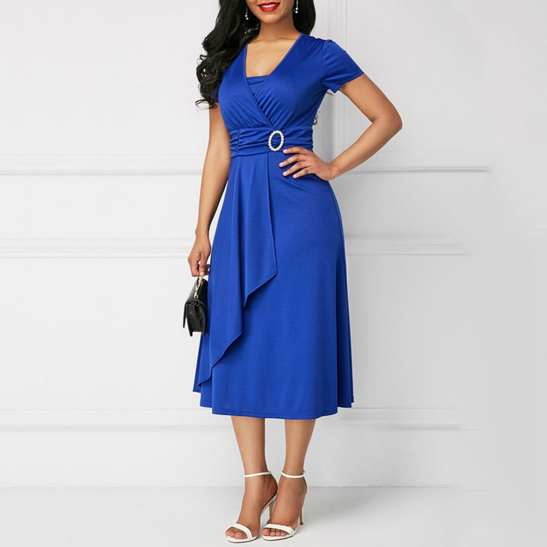 LB | Elegancka letnia sukienka midi