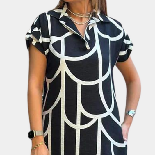 LB | Elegancka letnia sukienka midi dla kobiet
