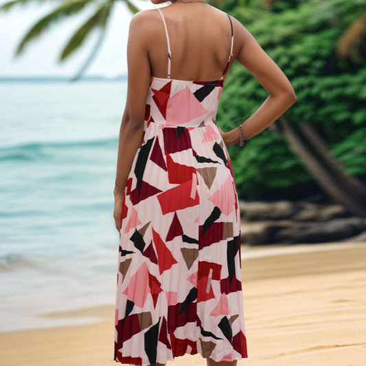 LB | Elegancka letnia sukienka midi