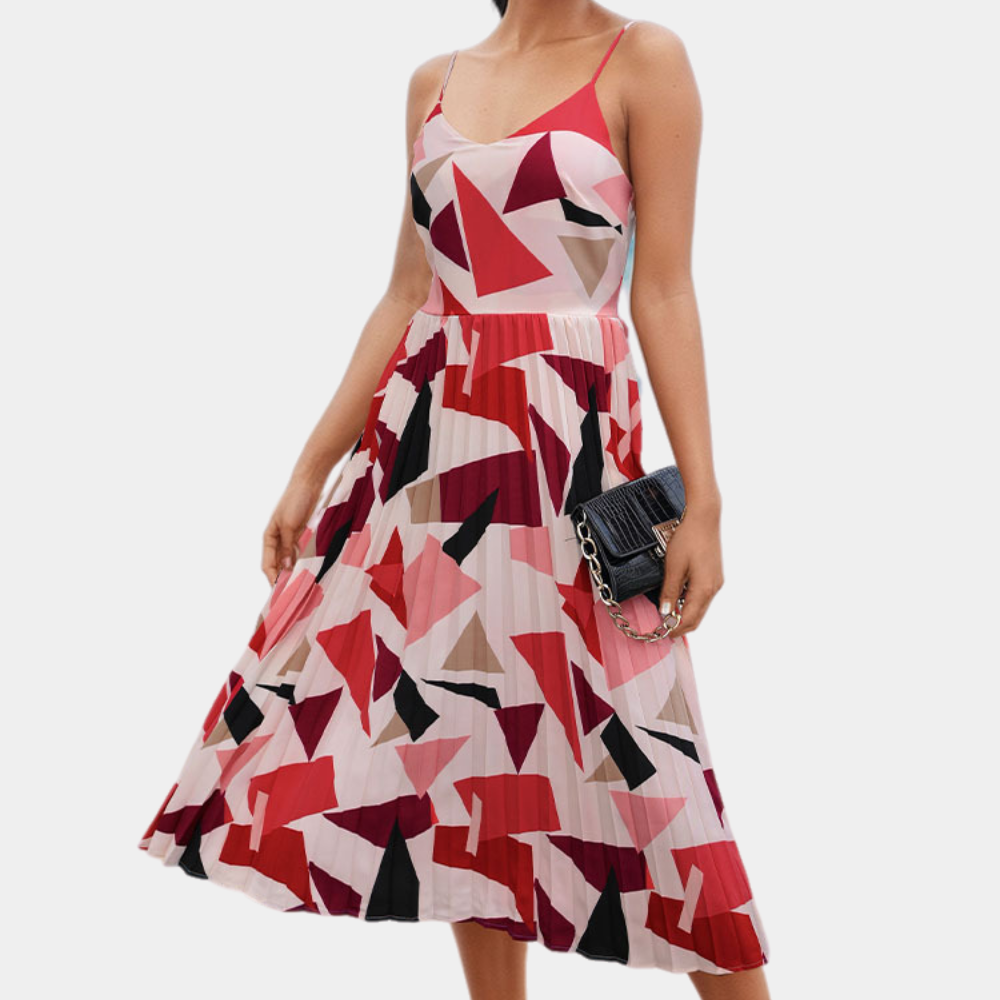 LB | Elegancka letnia sukienka midi