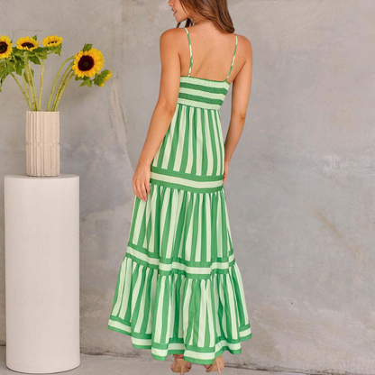 LB | Elegancka letnia sukienka maxi dla kobiet
