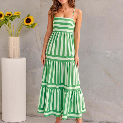 LB | Elegancka letnia sukienka maxi dla kobiet