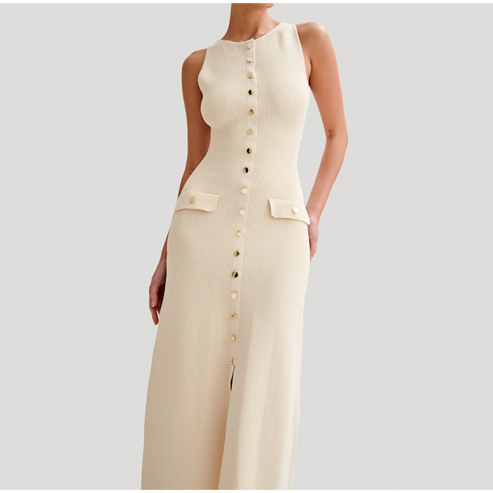 LB | Elegancka letnia sukienka maxi dla kobiet