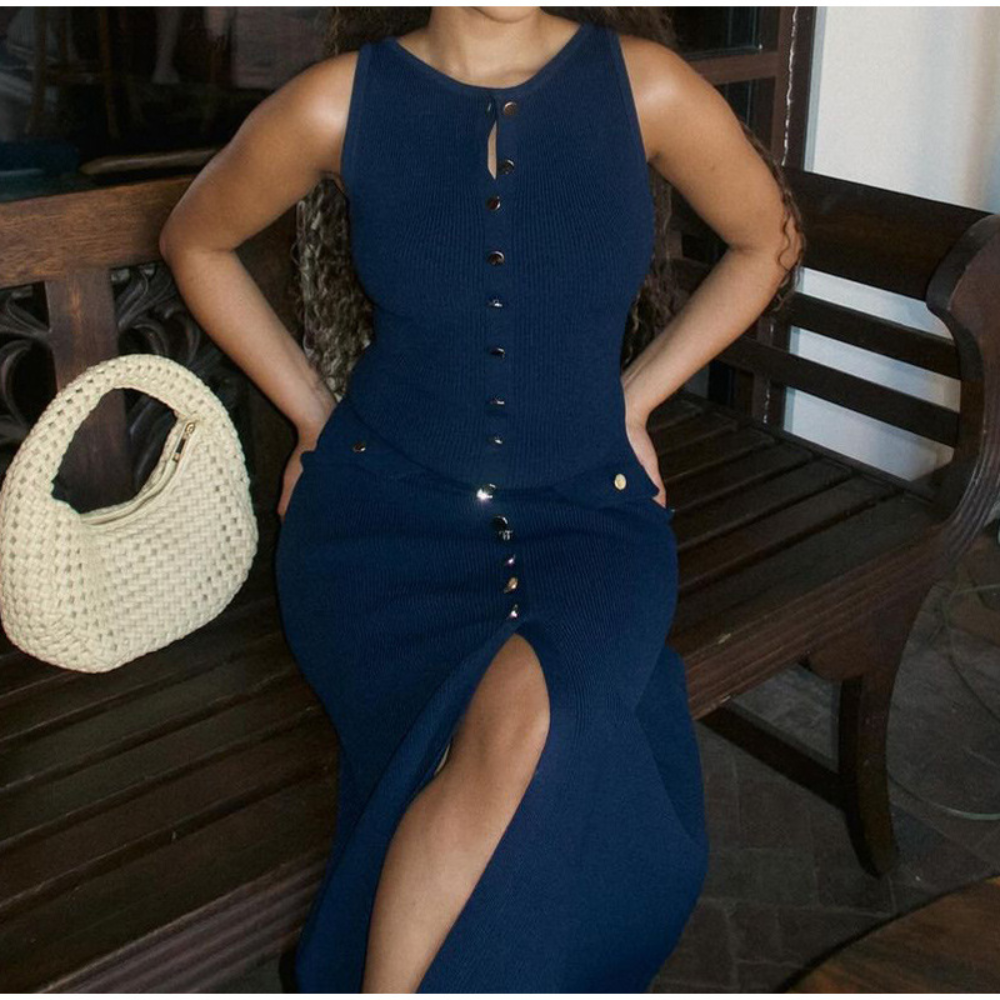 LB | Elegancka letnia sukienka maxi dla kobiet