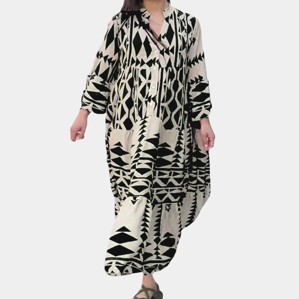 LB | Elegancka sukienka maxi dla kobiet, idealna na lato