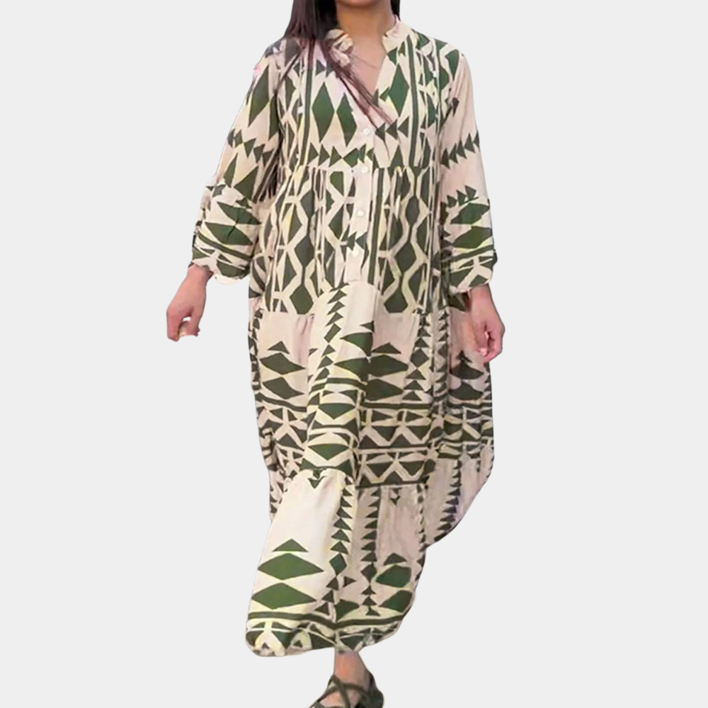 LB | Elegancka sukienka maxi dla kobiet, idealna na lato