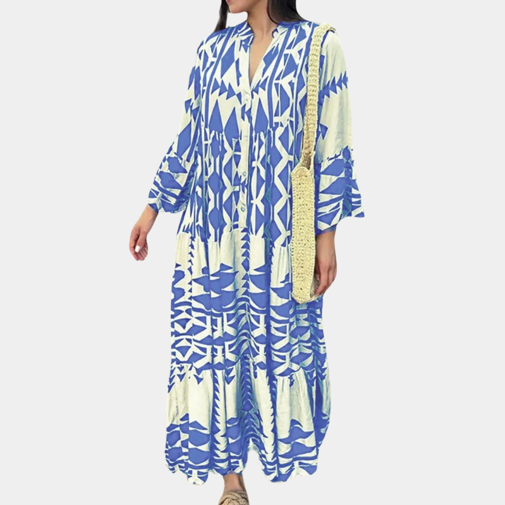 LB | Elegancka sukienka maxi dla kobiet, idealna na lato
