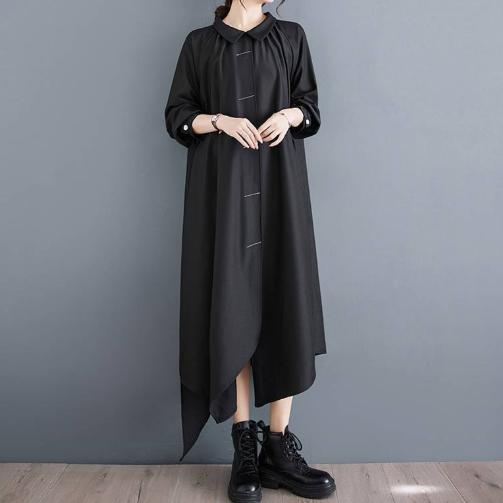 LB | Elegancka, luźna sukienka maxi dla kobiet