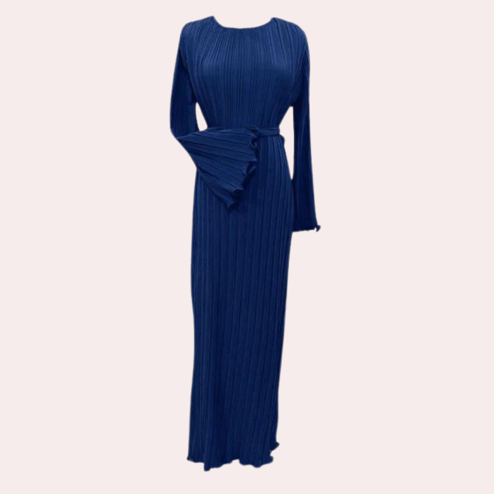 LB | Elegancka plisowana sukienka maxi dla kobiet