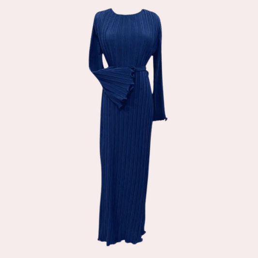 LB | Elegancka plisowana sukienka maxi dla kobiet