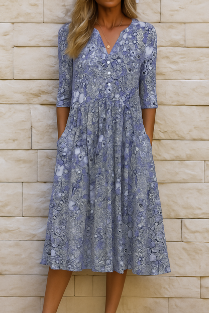 LB | Sukienka midi Vintage Bloom