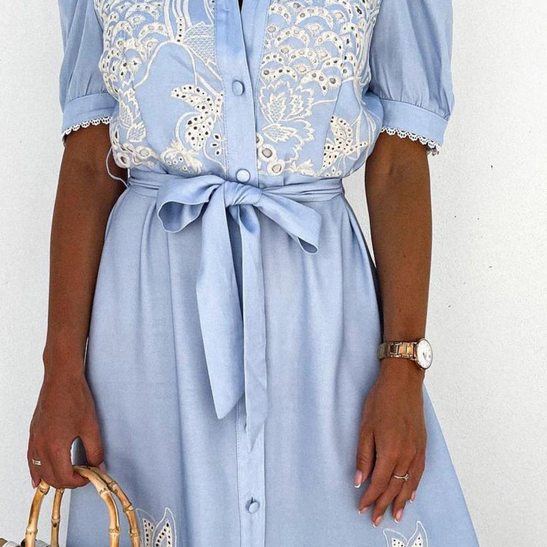 LB | Elegancka letnia sukienka maxi