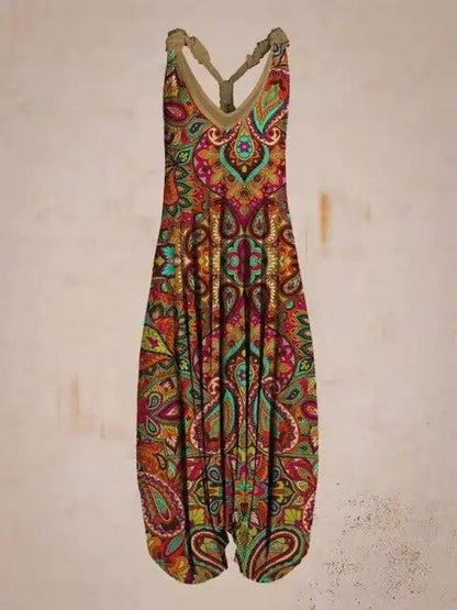 LB | Casualowy kombinezon w stylu bohemyWool - Casualowy kombinezon w stylu bohemy