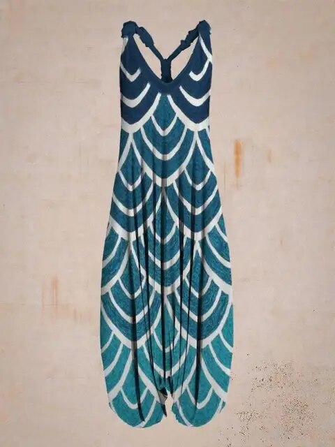 LB | Casualowy kombinezon w stylu bohemyWool - Casualowy kombinezon w stylu bohemy