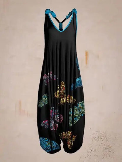 LB | Casualowy kombinezon w stylu bohemyWool - Casualowy kombinezon w stylu bohemy