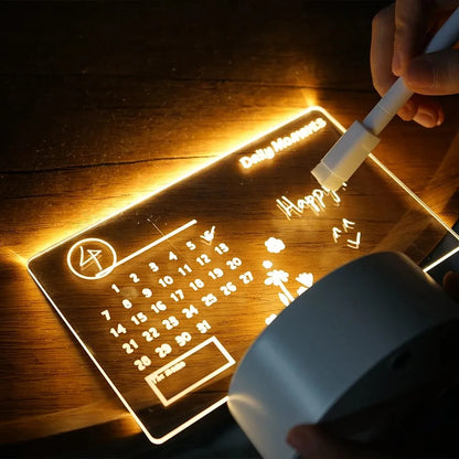 NoteGlow - lampa stołowa Note Board