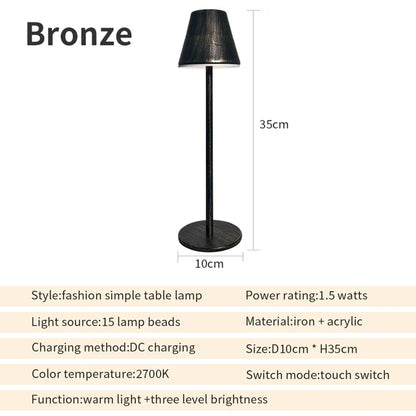 EcoGlow - ładowalna lampa stołowa