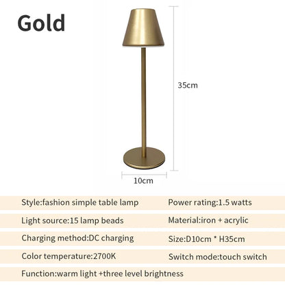 EcoGlow - ładowalna lampa stołowa