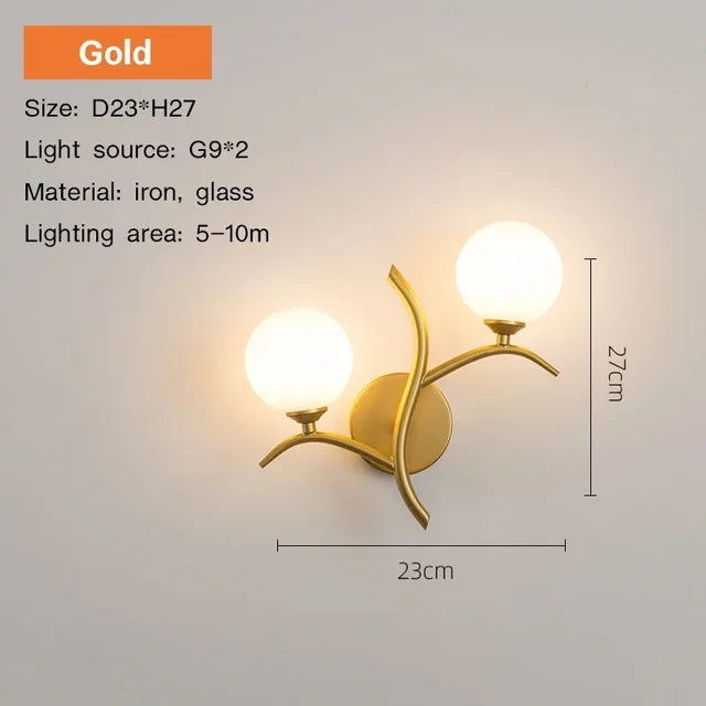 SleekInspire - Kreatywna lampa ścienna LED