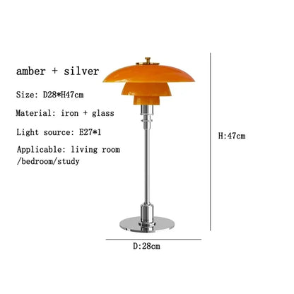 ModernGlass - Skandynawska lampa biurkowa