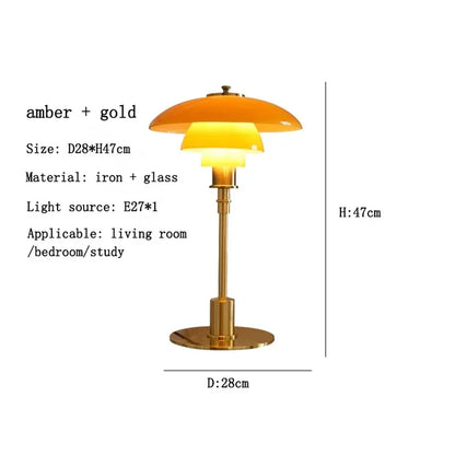 ModernGlass - Skandynawska lampa biurkowa