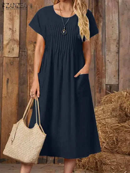 LB | Abigail sukienka midi w stylu vintage