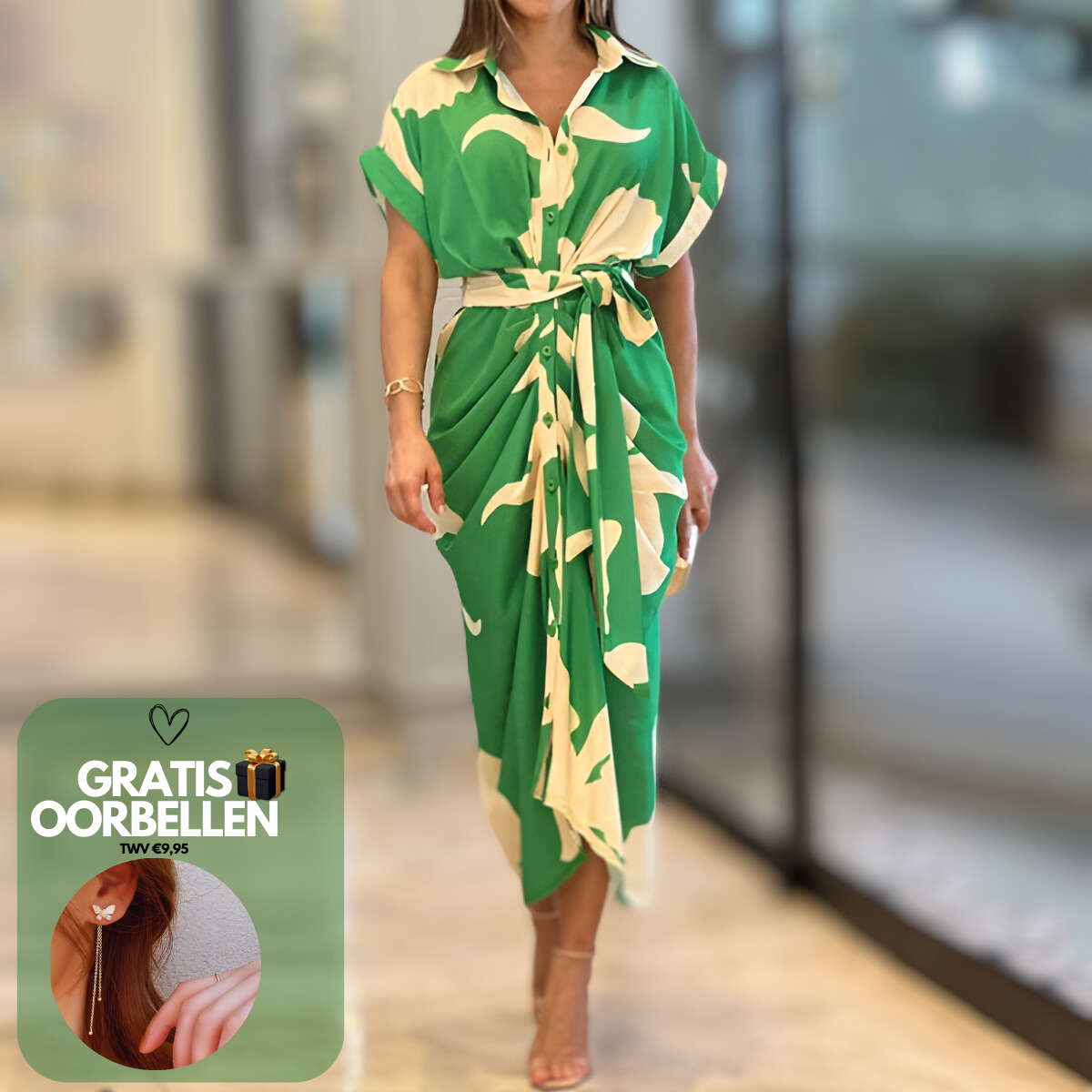 LB | Elegancka sukienka maxi CHARLOT: stylowa sukienka z uroczą kokardką