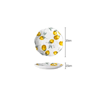 ZestVista - europejski ceramiczny talerz cytrynowy