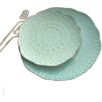 SavorSwirl - Ceramiczny talerz deserowy